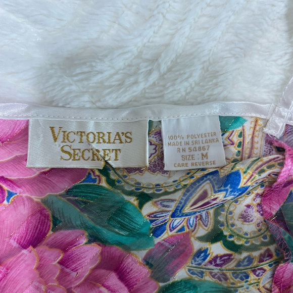 Vintage Victoria’s Secret Gold Label Floral Mesh Teddy Bodysuit M - Picture 2 of 10